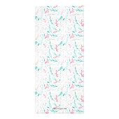 Joyful Foliage Kerstmenu Reclamekaart (Achterkant)