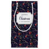 Joyful Foliage Personalized Holiday Klein Cadeauzakje (Voorkant)