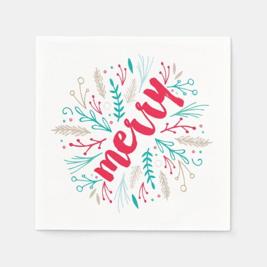 Joyful Foliage Servet (Voorkant)