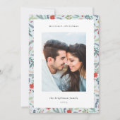 Joyful Foliage | Vakantieknopkaart Feestdagenkaart (Voorkant)