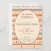 Joyful Friendsgiving Dinner Thanksgiving Kaart (Voorkant)