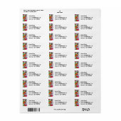Joyful Garden Address labels (Full Sheet)
