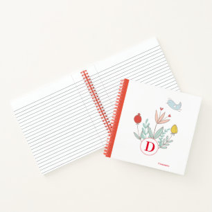 Joyful Garden Bird Spiral Notitieboek