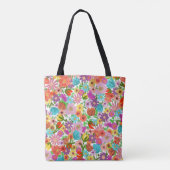 Joyful Garden Bloom Tote Bag (Achterkant)