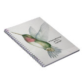 Joyful Gift Hummingbird Wings Mothers Day Notebook Notitieboek (Rechterzijde)