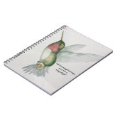 Joyful Gift Hummingbird Wings Mothers Day Notebook Notitieboek (Linkerzijde)