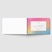 Joyful Gradient Guestbook Cover Gastenboek (Volledig)
