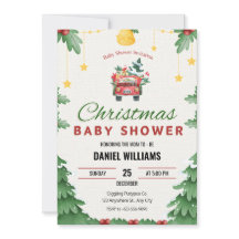 Joyful Green Christmas Speelgoed Drive Baby shower