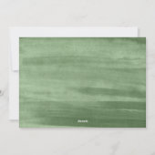 Joyful Greetings | Greenery Branches 2 Foto Feestdagenkaart (Achterkant)