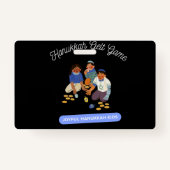 Joyful Hanukkah Kids Badge (Achterkant)