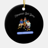 Joyful Hanukkah Kids Keramisch Ornament (Voorkant)
