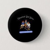 Joyful Hanukkah Kids Ronde Button 5,7 Cm (Voorkant)