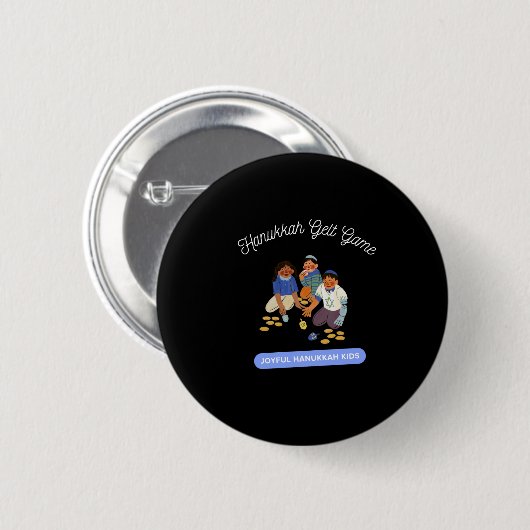 Joyful Hanukkah Kids Ronde Button 5,7 Cm (Voorkant /achterkant)