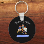 Joyful Hanukkah Kids Sleutelhanger (Achterkant)
