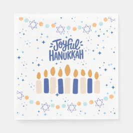 Joyful Hanukkah Servet
