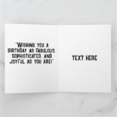 Joyful Happy Birthday Kaart (Binnen)