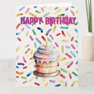 Joyful Happy Birthday Kaart