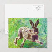Joyful hare 2011 briefkaart (Voorkant / Achterkant)