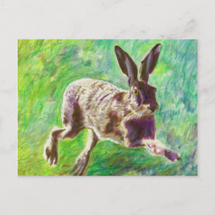 Joyful hare 2011 briefkaart