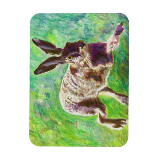 Joyful hare 2011 magneet (Verticaal)