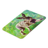 Joyful hare 2011 magneet (Linkerzijde)
