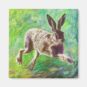 Joyful hare 2011 magneet (Voorkant)