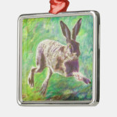 Joyful hare 2011 metalen ornament (Links)