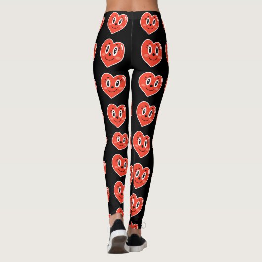 Joyful Heart All-Over Print Leggings (Achterkant)