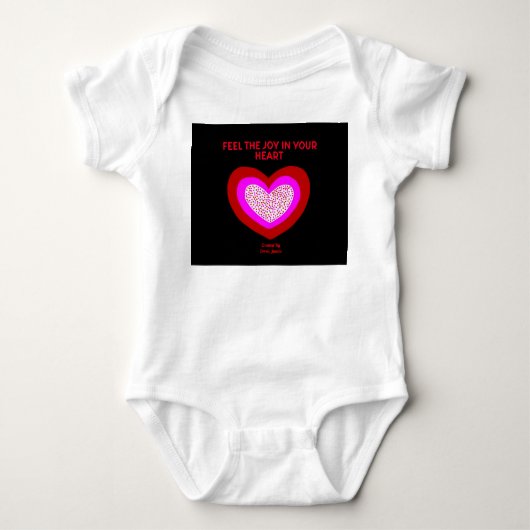 Joyful Heart Baby Jersey Bodysuit (Voorkant)