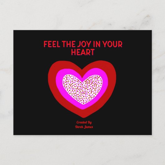 Joyful Heart Briefkaart (Voorkant)