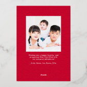 Joyful Heart FOLIE Happy Lunar Nieuwjaar Kaart (Achterkant)