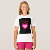 Joyful Heart Girls White Basic T Shirt (Voorkant volledig)