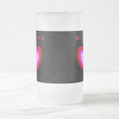 Joyful Heart Grote Frosted Glass Mok (Center)