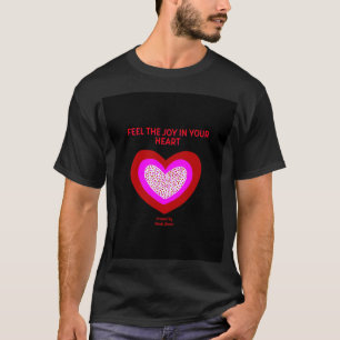Joyful Heart Mannen Black Basic T Shirt