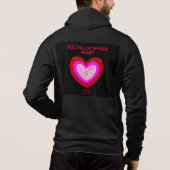 Joyful Heart Mannen Hoodie (Achterkant)