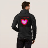 Joyful Heart Mannen Hoodie (Achterkant volledig)