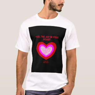 Joyful Heart Mannen White Basic T Shirt