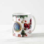 Joyful Heart, Merry Merry Mind — Classic Christmas Koffiemok (Voorkant rechts)