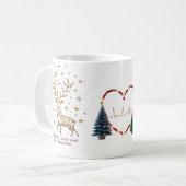 Joyful Heart Merry Mind Christmas Mug | Minimalist Koffiemok (Voorkant links)