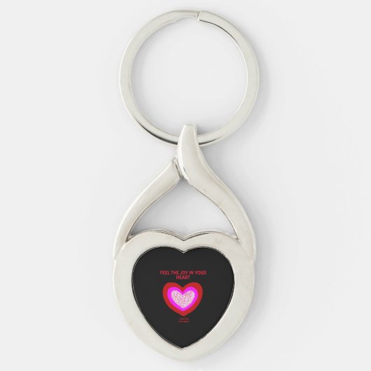 Joyful Heart Metal Sleutelhanger (Voorkant)