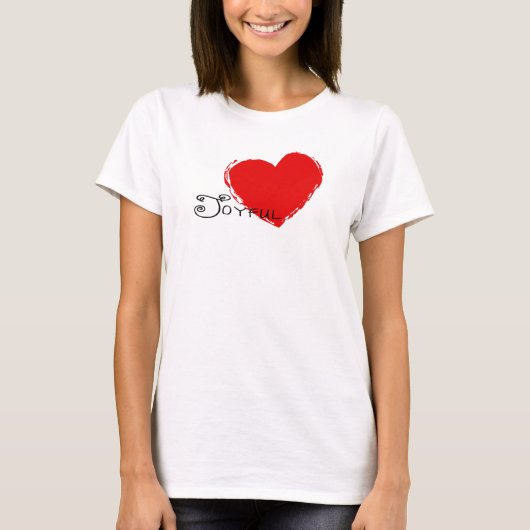 Joyful Heart T T-shirt (Voorkant)