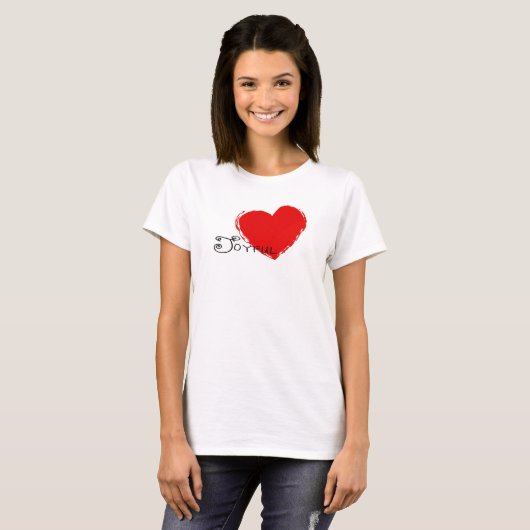 Joyful Heart T T-shirt (Voorkant volledig)