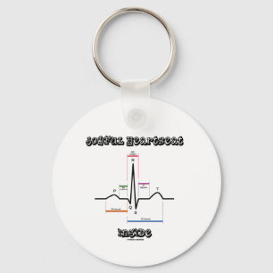 Joyful Heartbeat Inside ECG ECG Electrocardiogram Sleutelhanger