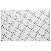 Joyful Heartbeat Inside ECG ECG Electrocardiogram Stof (Fat Quarter)