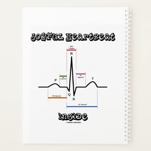 Joyful Heartbeat Inside Normal Sinus Rhythm EKG Planner (Achterkant)