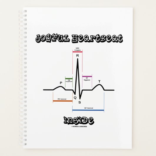 Joyful Heartbeat Inside Normal Sinus Rhythm EKG Planner (Voorkant)