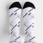 Joyful Heartbeat Inside Normal Sinus Rhythm EKG Sokken (Top)