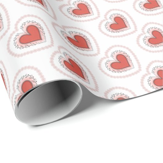 Joyful Hearts Gift Wrap Cadeaupapier (Rol Hoek)