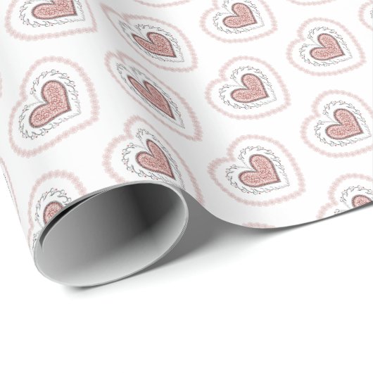 Joyful Hearts Gift Wrap (Luipaard) Cadeaupapier (Rol Hoek)