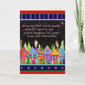 Joyful Hearts Neighborhood Village Christmas  Kaart (Voorkant)